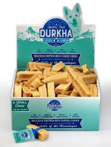 40pc Durkha Dog Chew PDQ X-Small - Treats